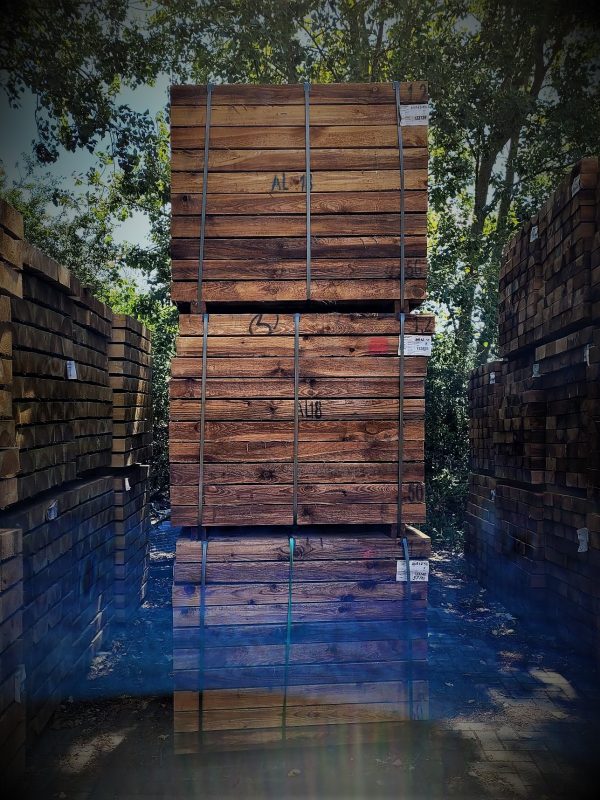 Brown Treated Softwood Garden Sleepers UC3/PEFC – 95x195x1200mm – Pack of 50 - Image 2